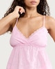 image 2 of OH ME OH MY Lace Trim Cami Vest in Pink