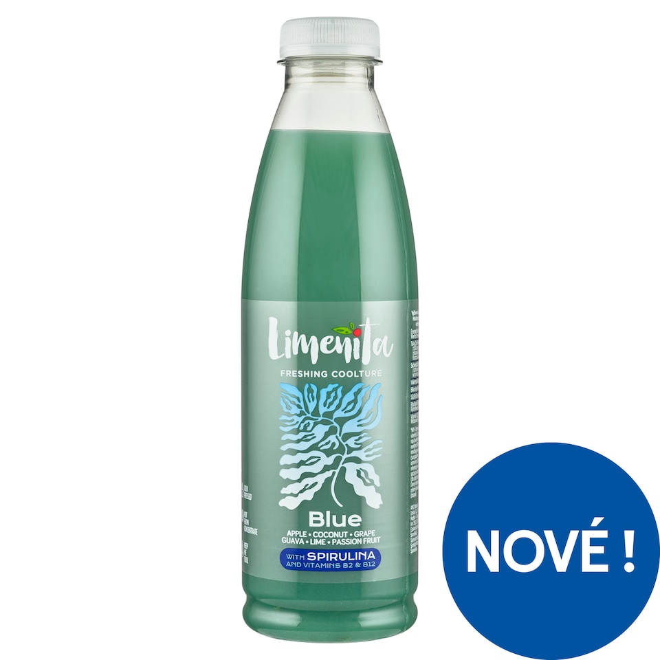 image 1 of Limeñita Blue Mix of Fruit Juices and Pulp with Spirulina 750ml