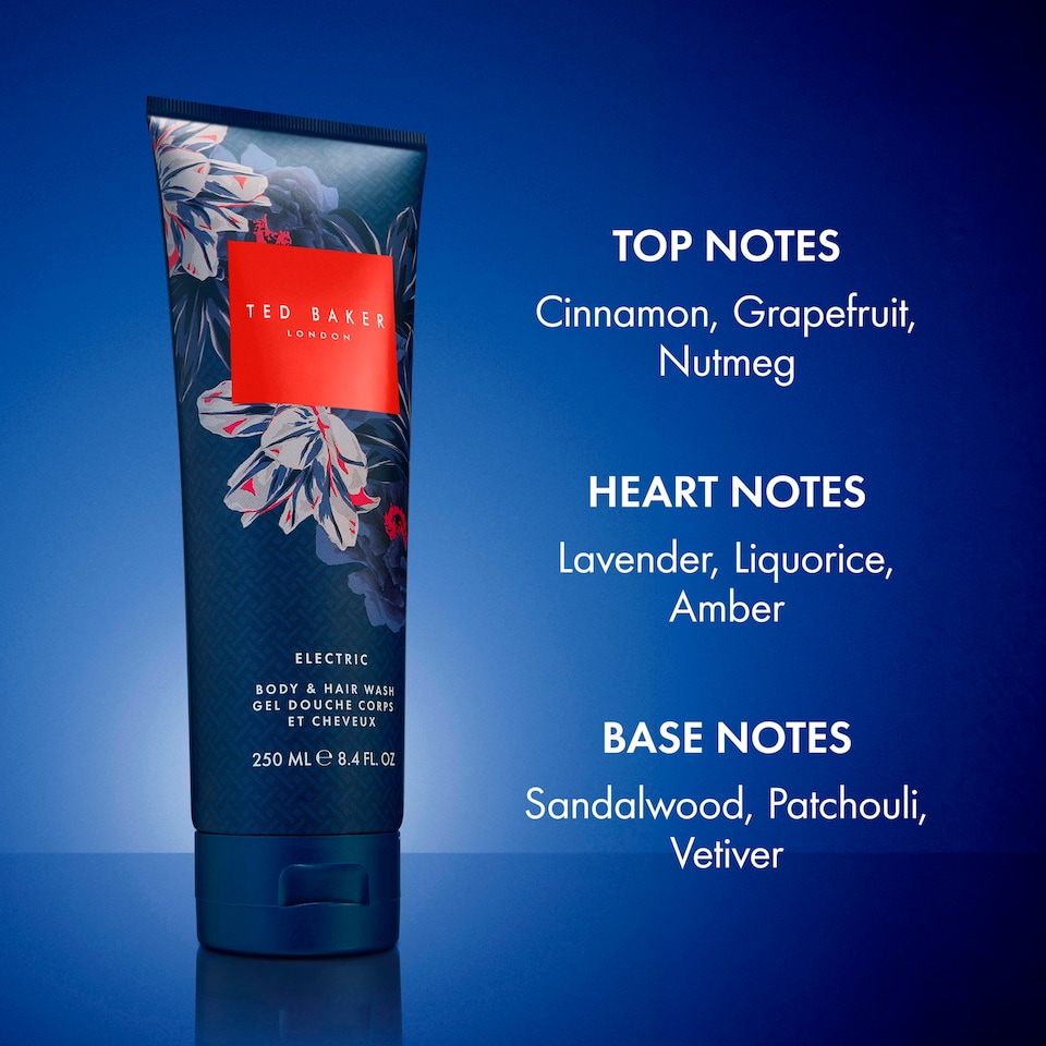 image 1 of TED BAKER London Body Wash and Body Spray Deodorant Electric Duo Gift Set