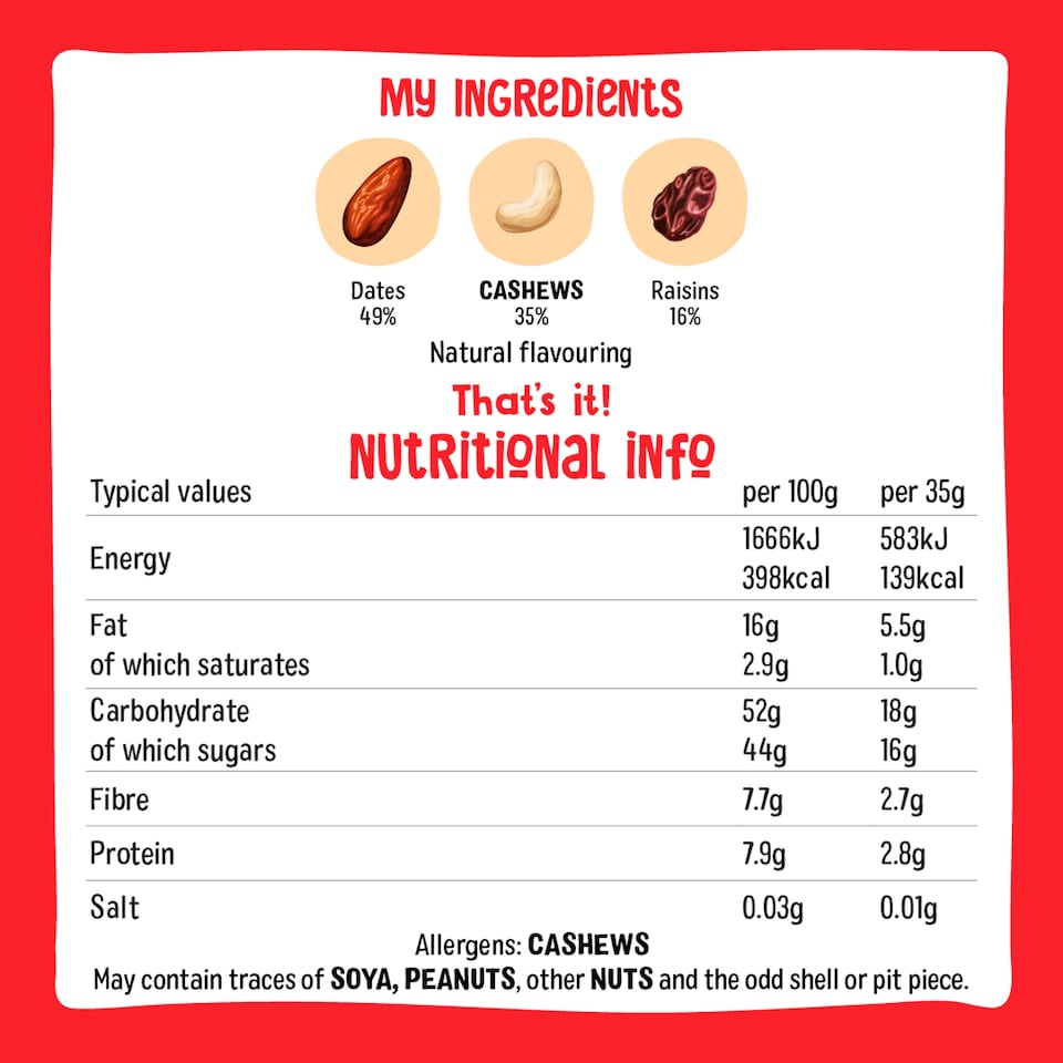 image 1 of Nakd Bakewell Tart Fruit & Nut Bars 4 Pack 140g