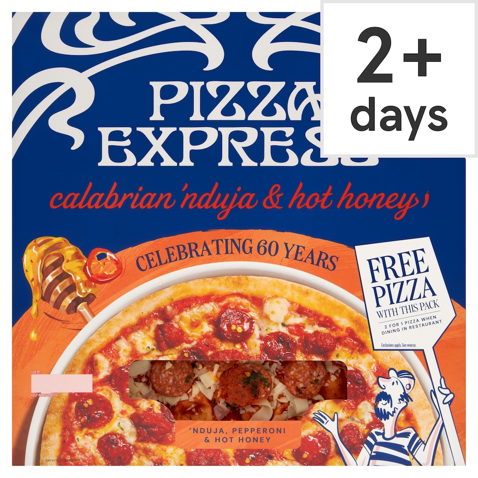 Pizza Express Calabrian 'Nduja & Hot Honey Pizza 385g