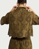 image 2 of The F&F Edit Pure Cotton Embroidered Scallop Hem Co-ord Shirt in Khaki