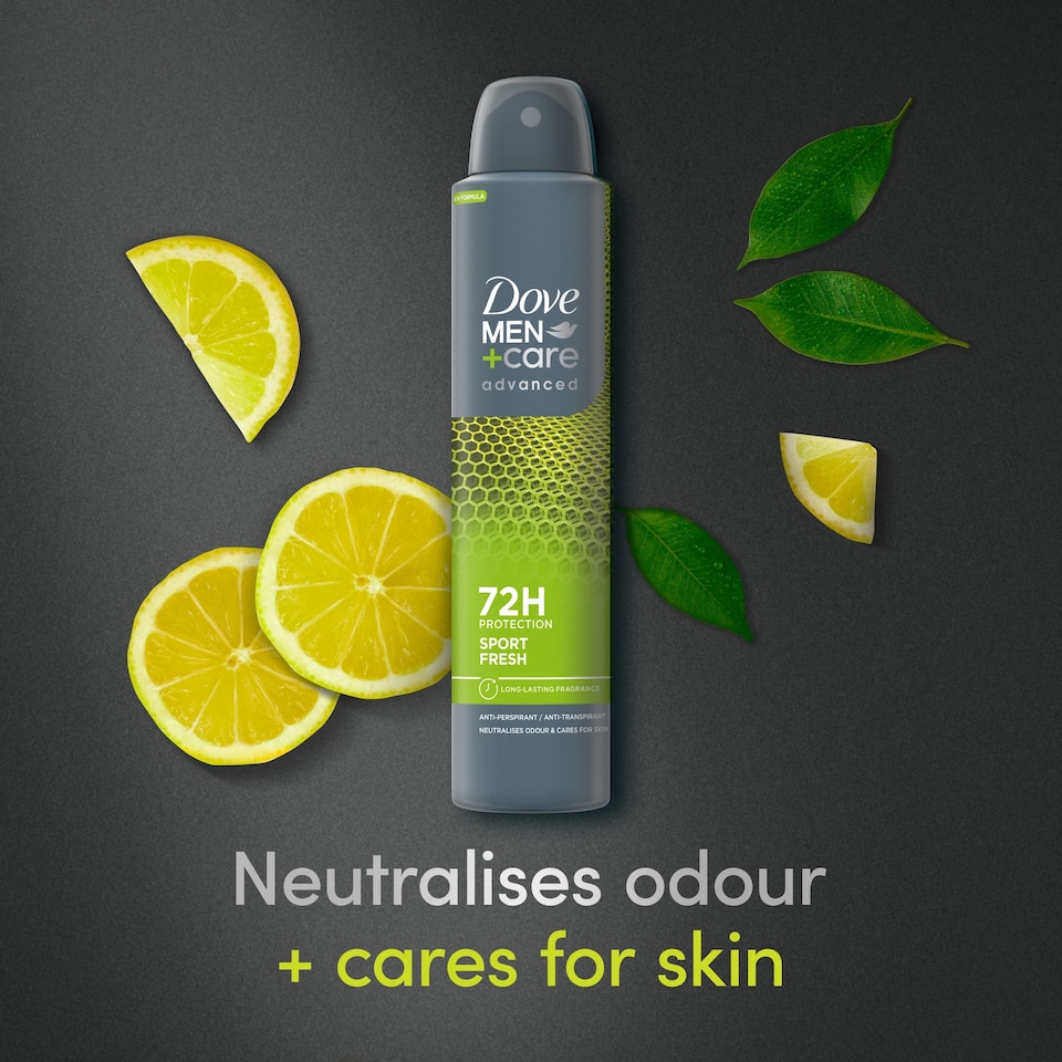 image 1 of Dove Men+Care Sport Fresh 72h Antiperspirant Deodorant 200ml
