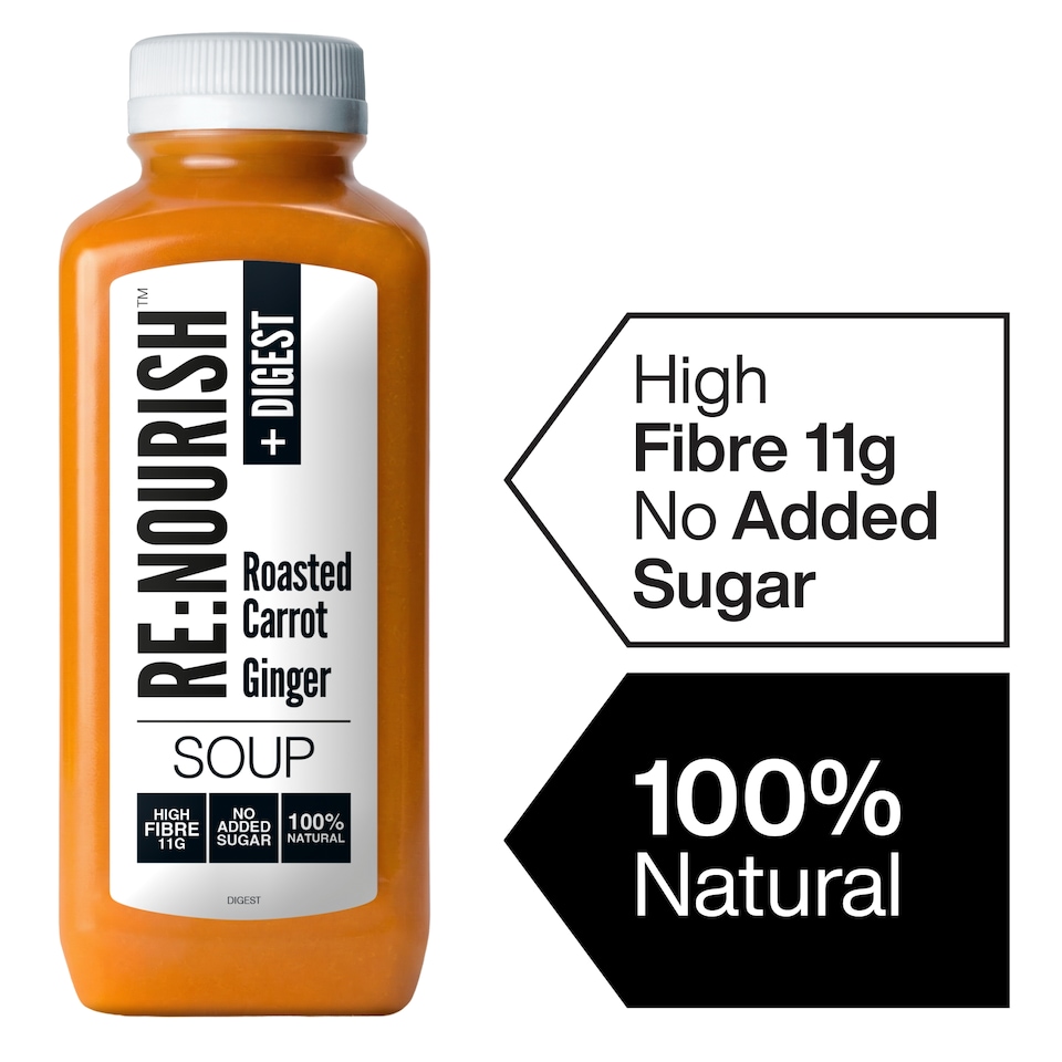 RENOURISH DIGEST Roasted Carrot and Ginger Soup 500g