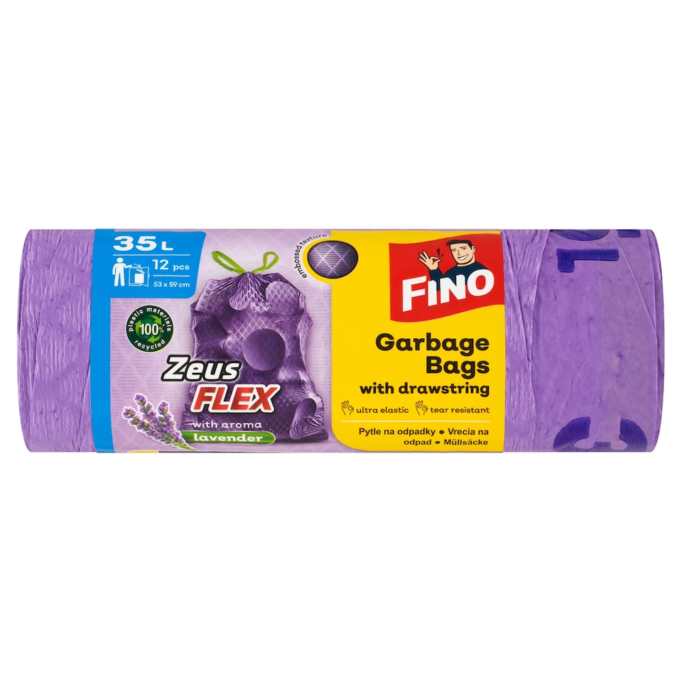 Fino Zeus Flex Garbage Bags 35L 12 pcs