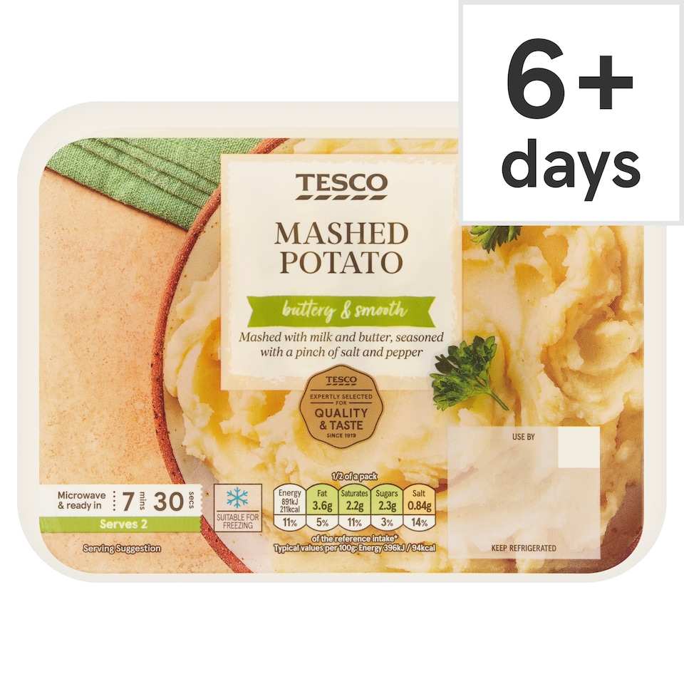 Tesco Mashed Potato 450g