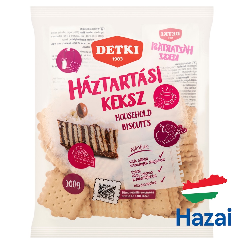Detki háztartási keksz 200 g  1. kép