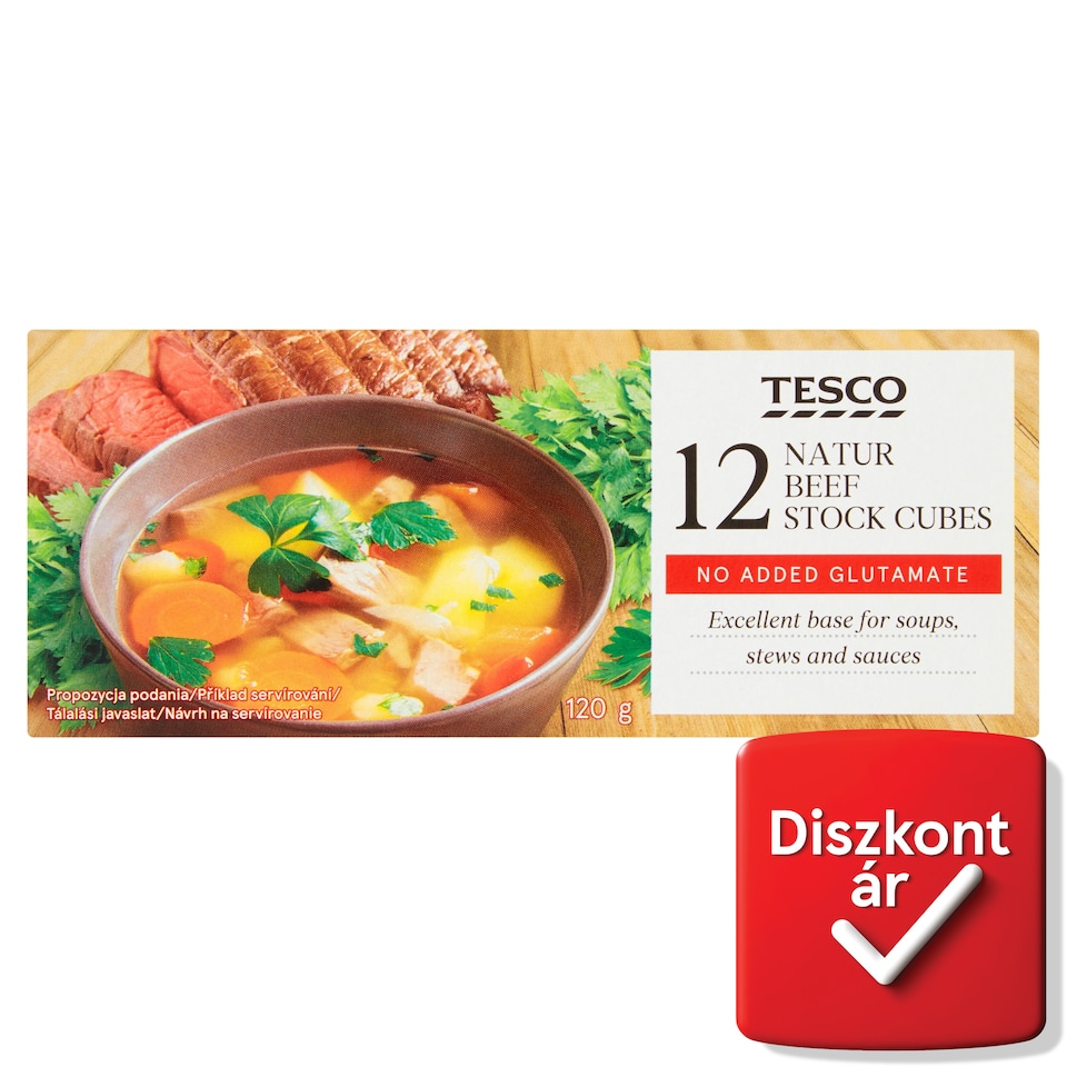 Tesco marhahúsleves-kocka 12 db 120 g