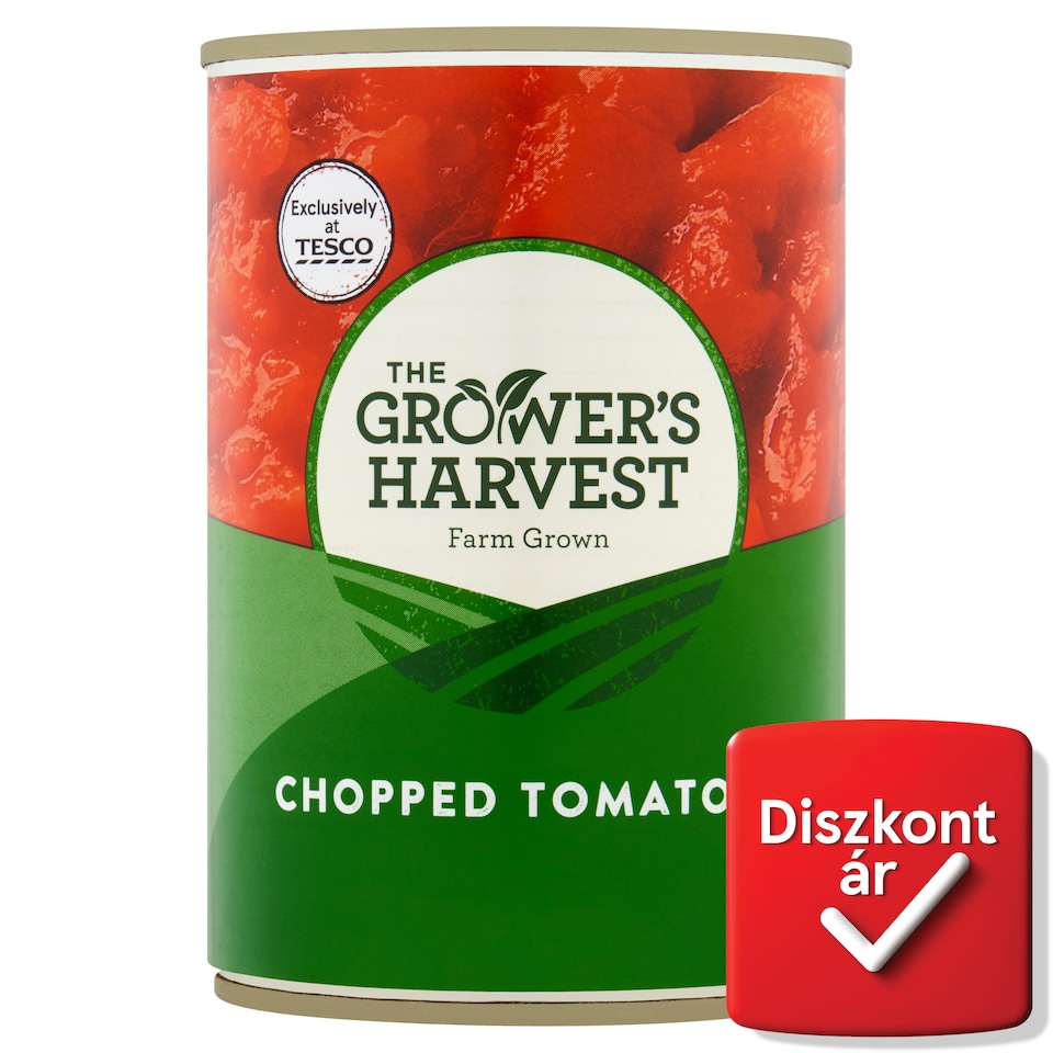 GROWERS HARVEST CHOPPED TOMATOES 400G