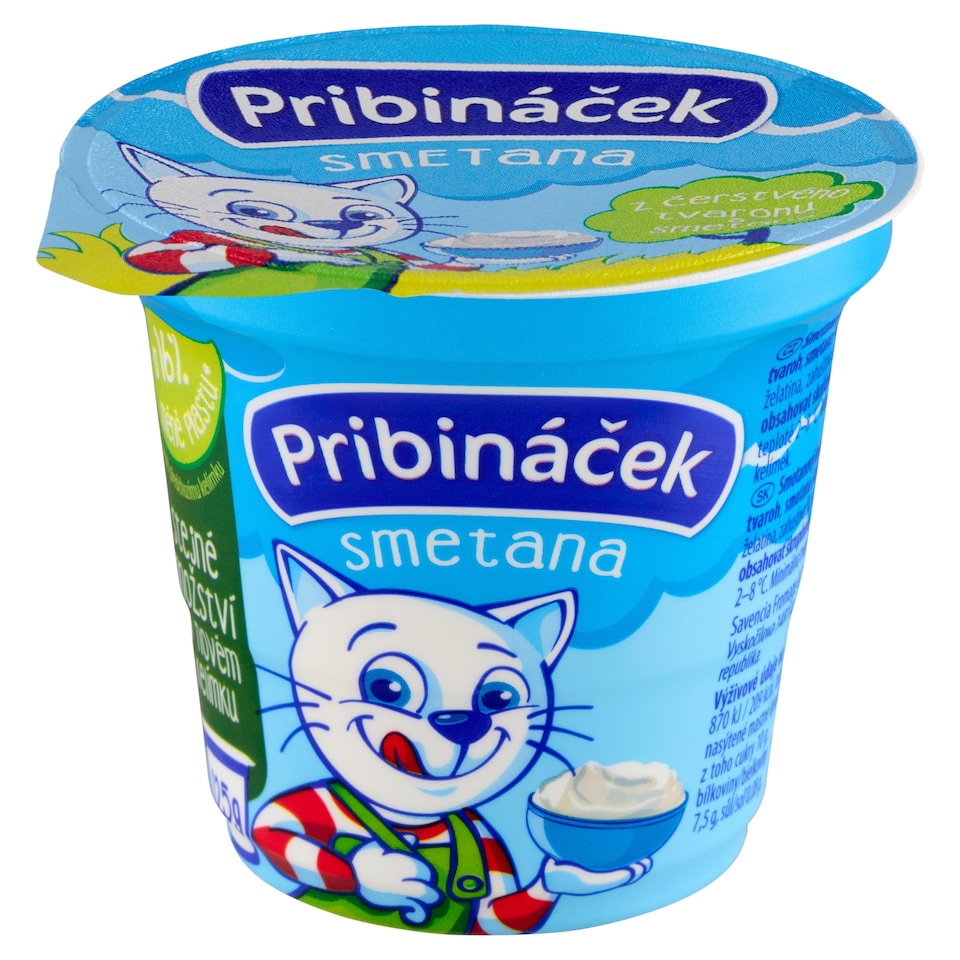 Obrázek 1 pro produkt Pribináček Smetana 125g