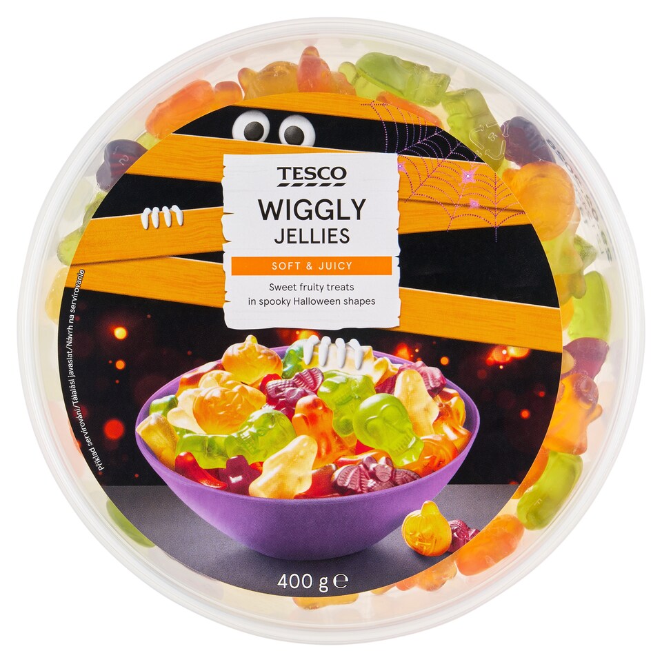 Tesco Wiggly vegyes gyümölcsízű gumicukorka 400 g