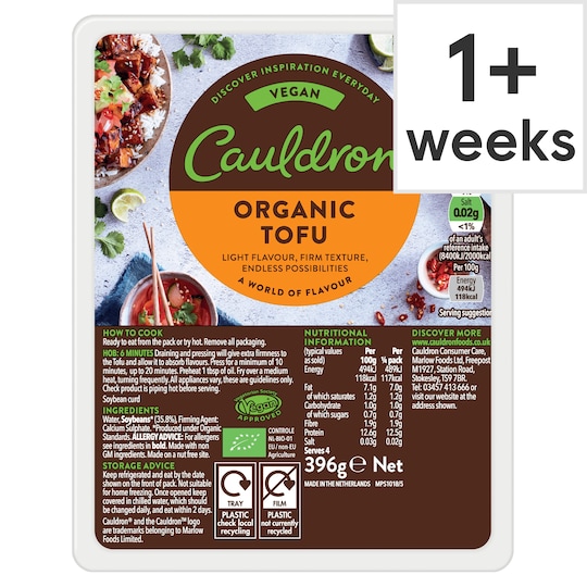 Cauldron Foods Tofu 396G Tesco Groceries
