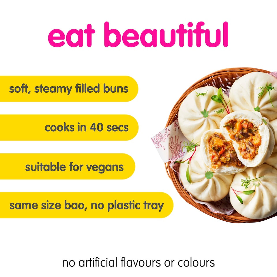 image 1 of Itsu Katsu Curry 4 Bao Buns 180G