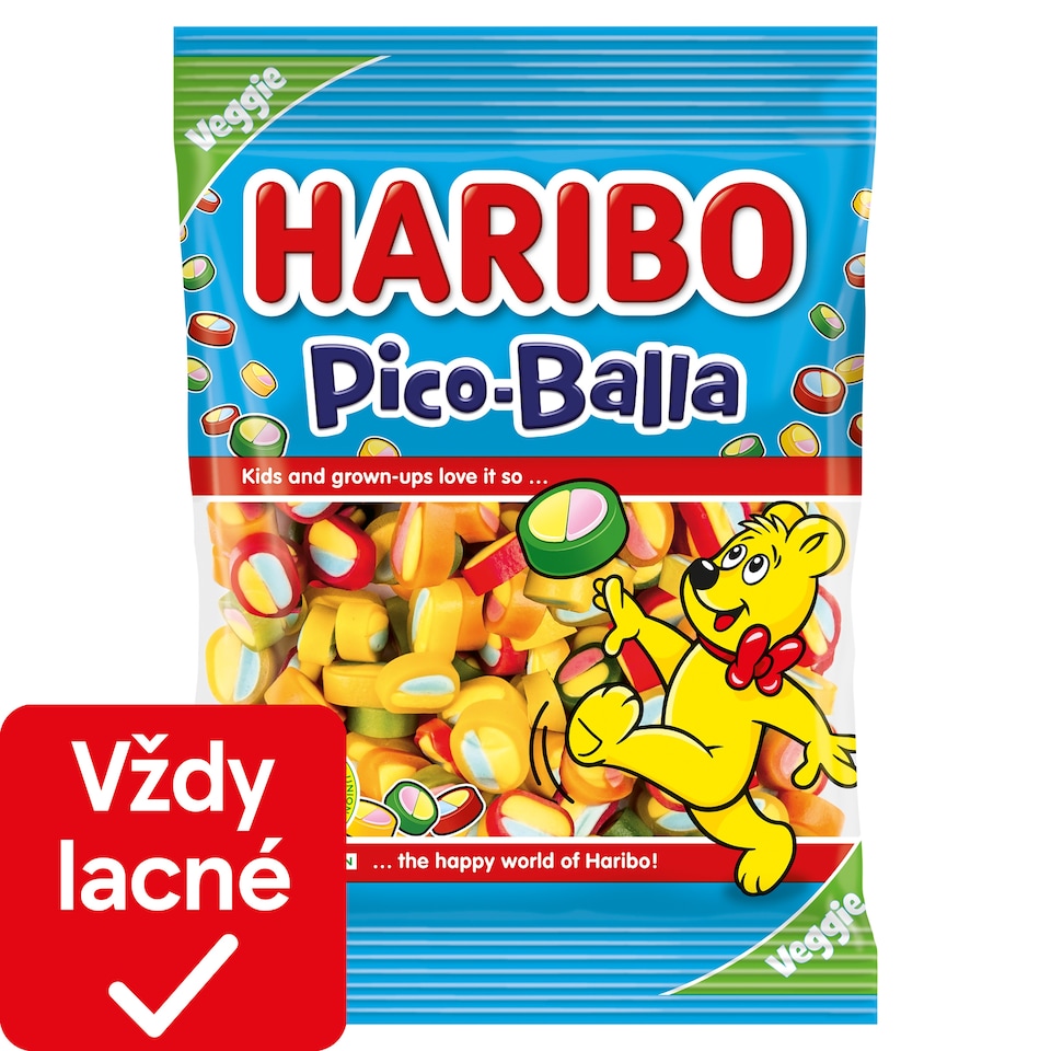 Haribo Pico-Balla želé cukríky s ovocnými príchuťami 175 g