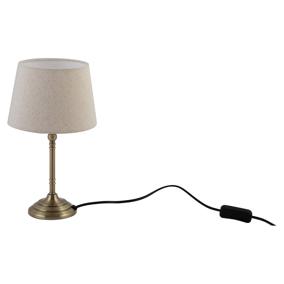 image 1 of F&F Home Brass Classic Metal Table Lamp  