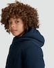 image 2 of F&F Boys Zip Front Hooded Parka in Navy