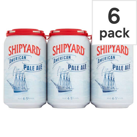 Shipyard American Pale Ale 6 X 330Ml Tesco Groceries