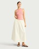 image 2 of F&F Cotton Rich Ribbed Vest in Dusty Pink