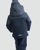 image 3 of F&F Boys Hooded Colour Block Waterproof Ski Jacket in Multi