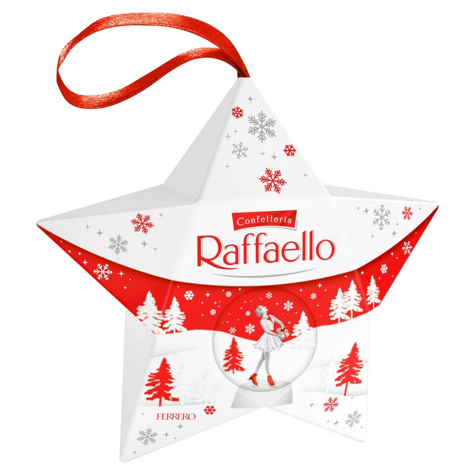 Raffaello Crispy Wafer Decorated with Grated Coconut with a Whole Almond Inside 4 pcs 40g