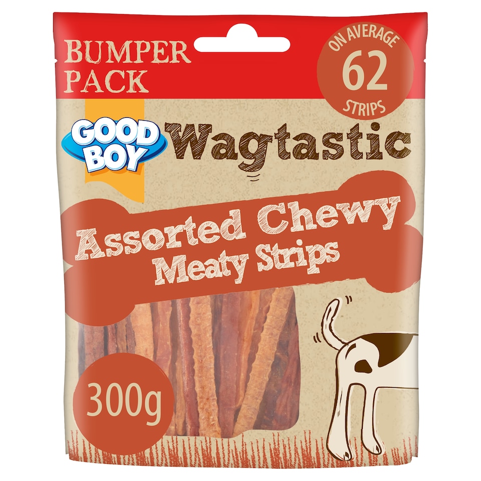 image 1 of Good Boy Wagtastic Assorted Meat Strips 300G