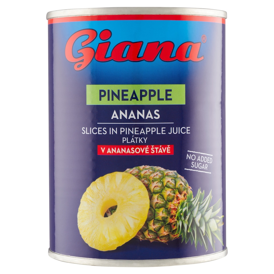Giana Ananás plátky v ananásovej šťave 565 g