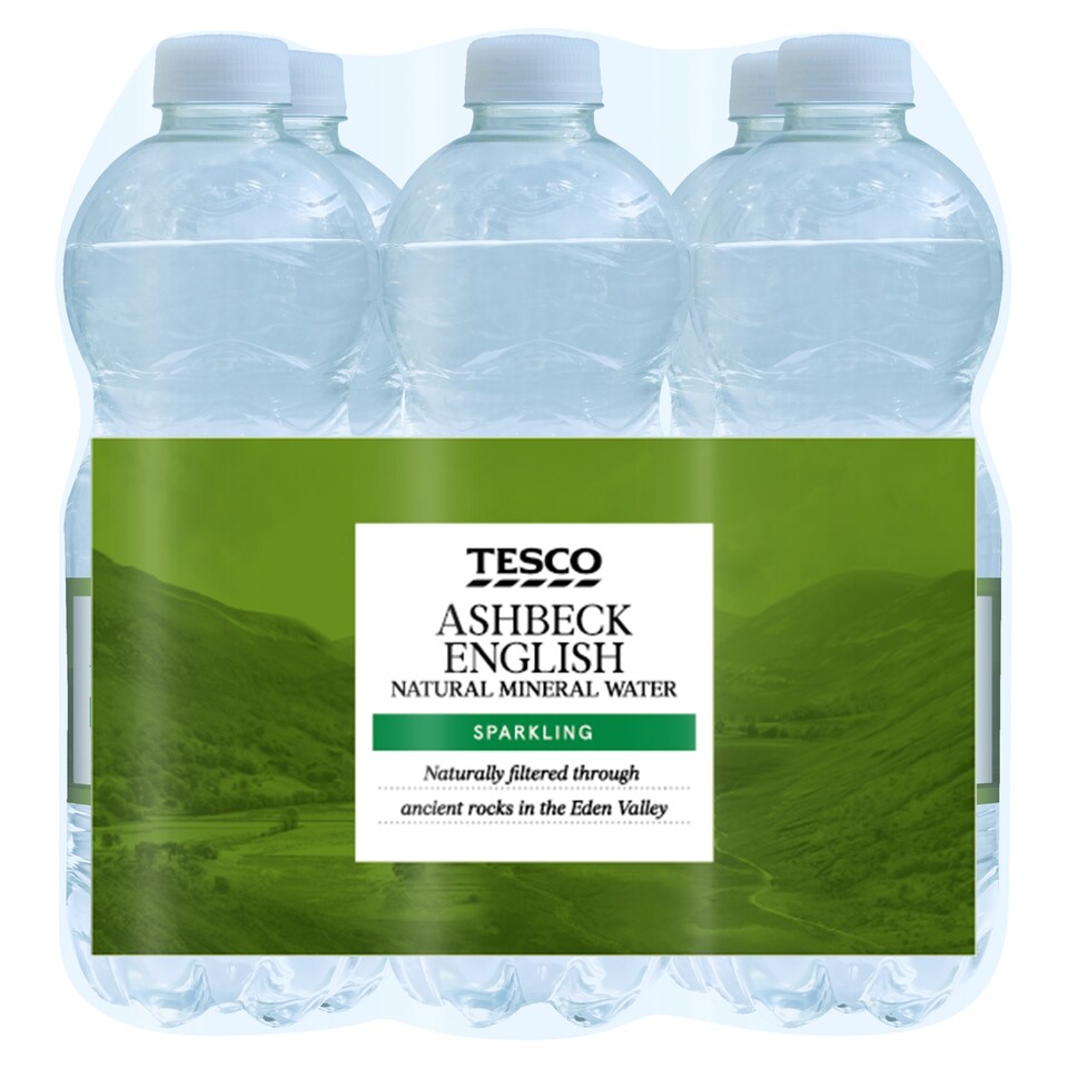 Tesco Sparkling Water 6X500ml