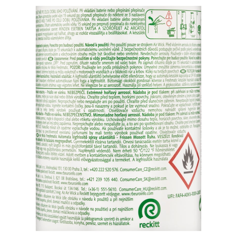 image 1 of Air Wick Freshmatic Automatic Spray Refill Linen in the Air 250 ml