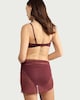 image 3 of F&F Mesh Sarong in Burgundy