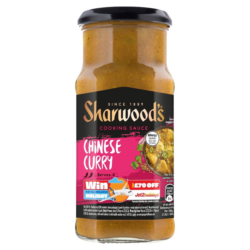 image 1 of Sharwood's Chinese Curry Cooking Sauce 425g