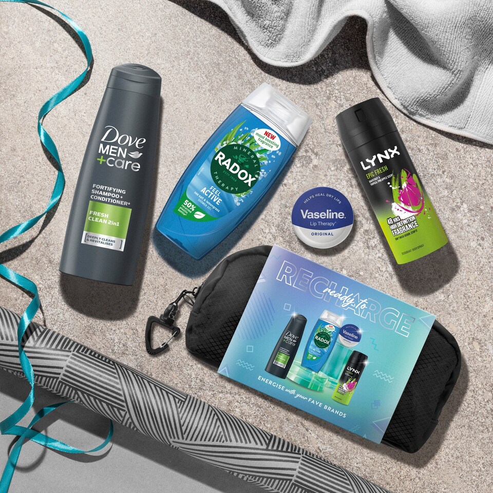 image 1 of Radox, Dove, Vaseline & Lynx Gift Set