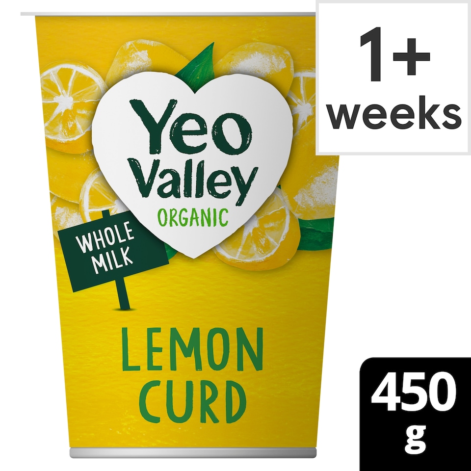 image 1 of Yeo Valley Organic Whole Milk Lemon Curd Yogurt 450G