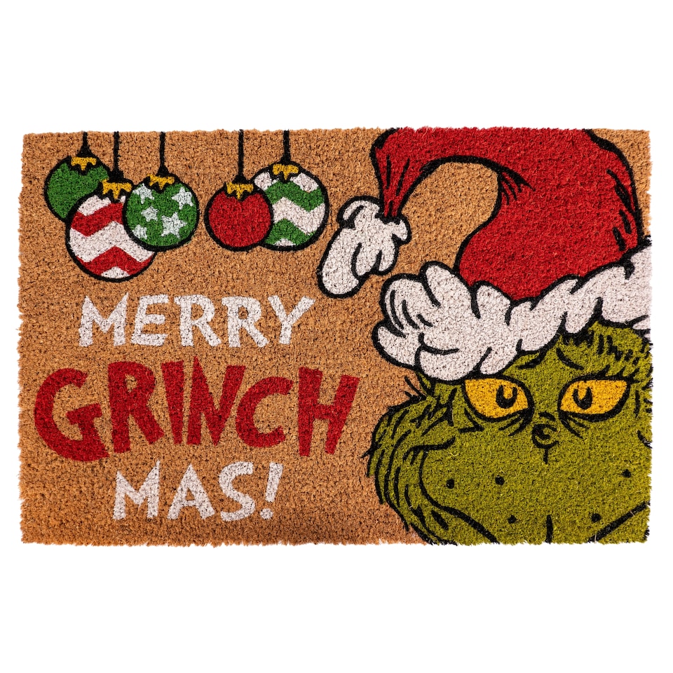 The Grinch Christmas Doormat