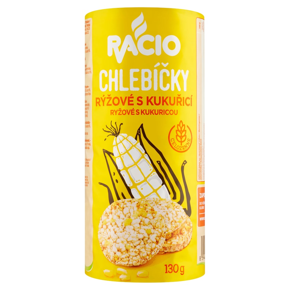 Obrázek 1 pro produkt Racio Chlebíčky rýžové s kukuřicí 130g