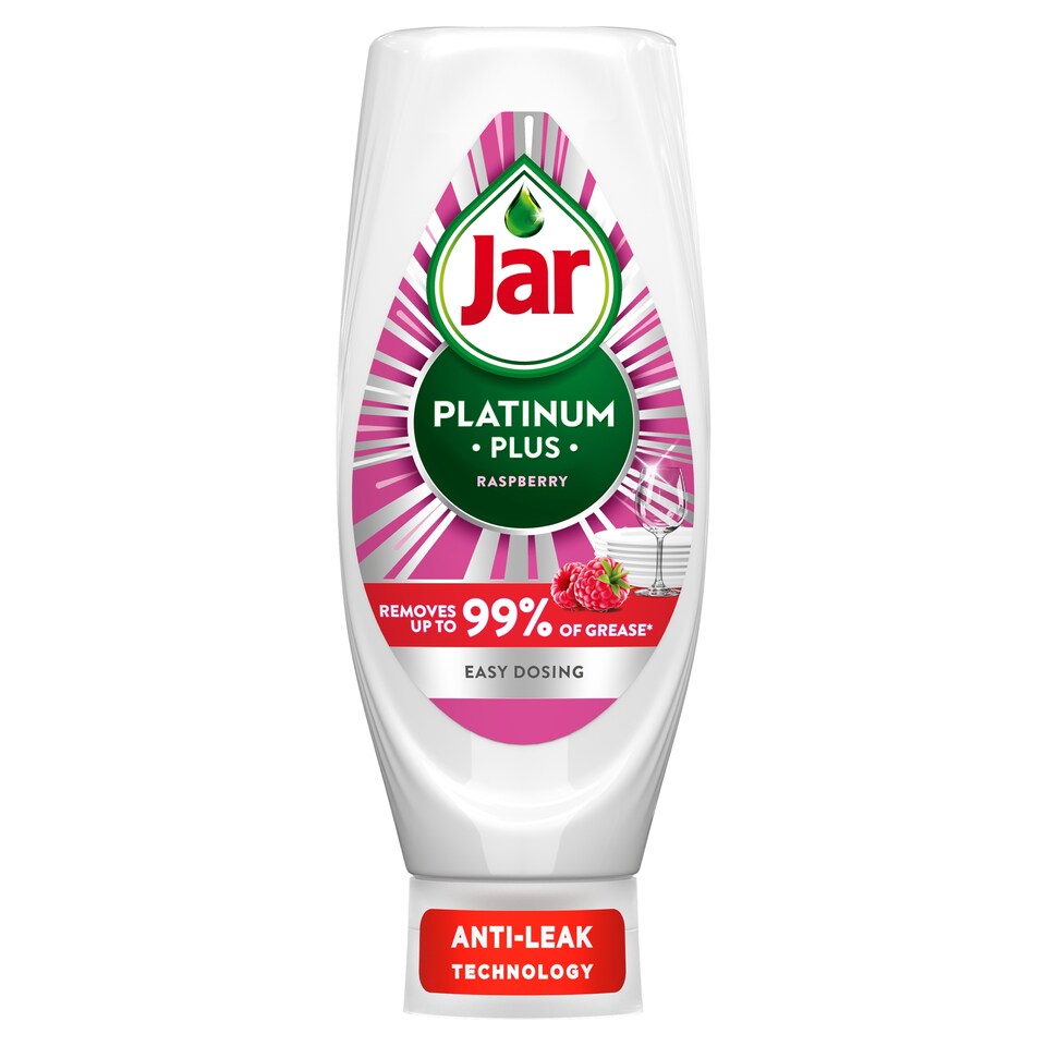 image 1 of Jar Platinum Plus Washing Up Liquid Raspberry 660ML