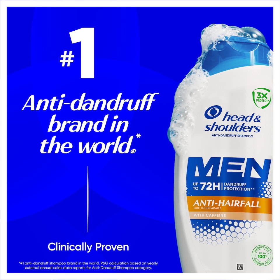 image 1 of Head and Shoulders Men Anti-Hairfall Shampoo 330ml