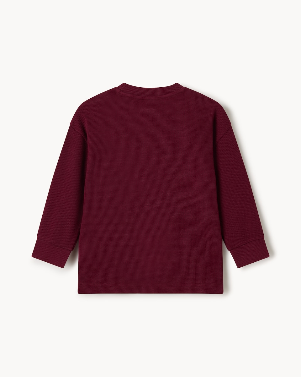 image 1 of F&F Boys 3-Pack Pure Cotton Long Sleeved Tops in Blue