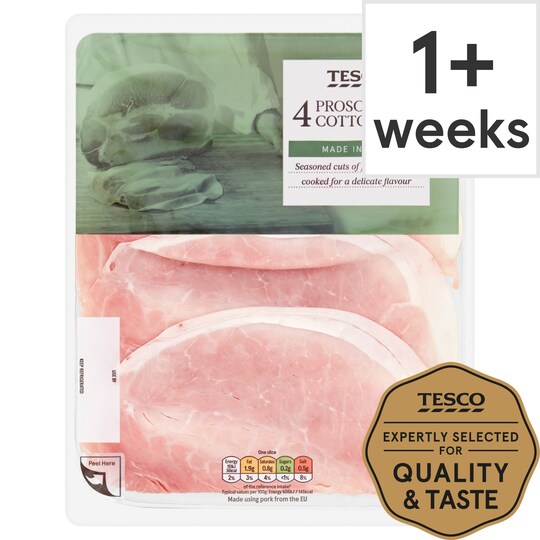 Tesco Prosciutto Cotto 100G Tesco Groceries