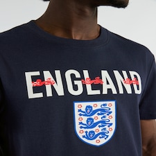 England Three Lions Crest T-Shirt in Navy