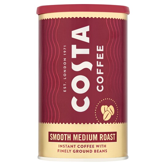 Costa Instant Coffee Smooth Medium Roast 100G Tesco Groceries
