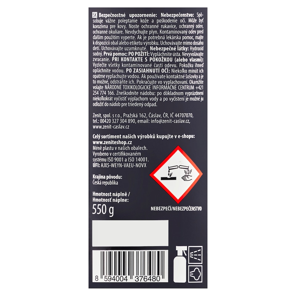 Obrázek 1 pro produkt Real Na trouby, grily a krbová skla 550g