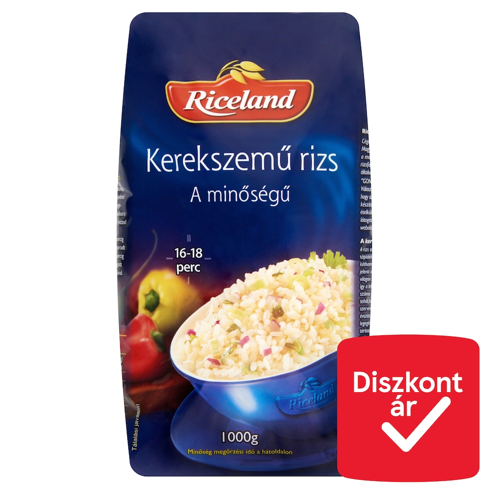 image 1 of Riceland Round Grain 'A' Quality Rice 1000 g