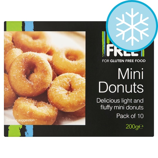 Feel Free Gluten Free Mini Donuts 250G Tesco Groceries