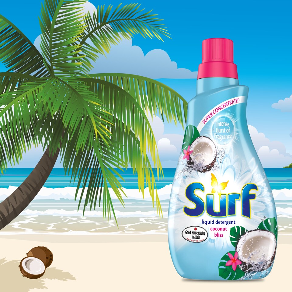 image 1 of Surf Coconut Bliss Washing Liquid 25 Washes 875Ml