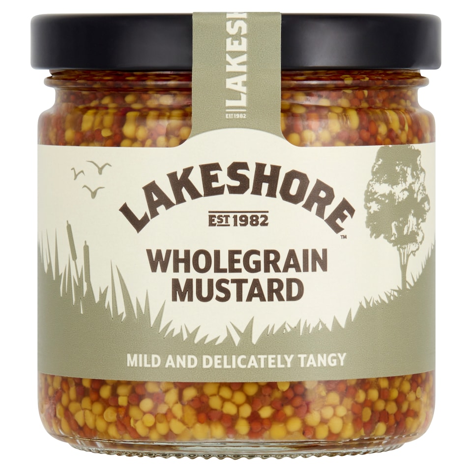 Lakeshore Plain Wholegrain Mustard 205G