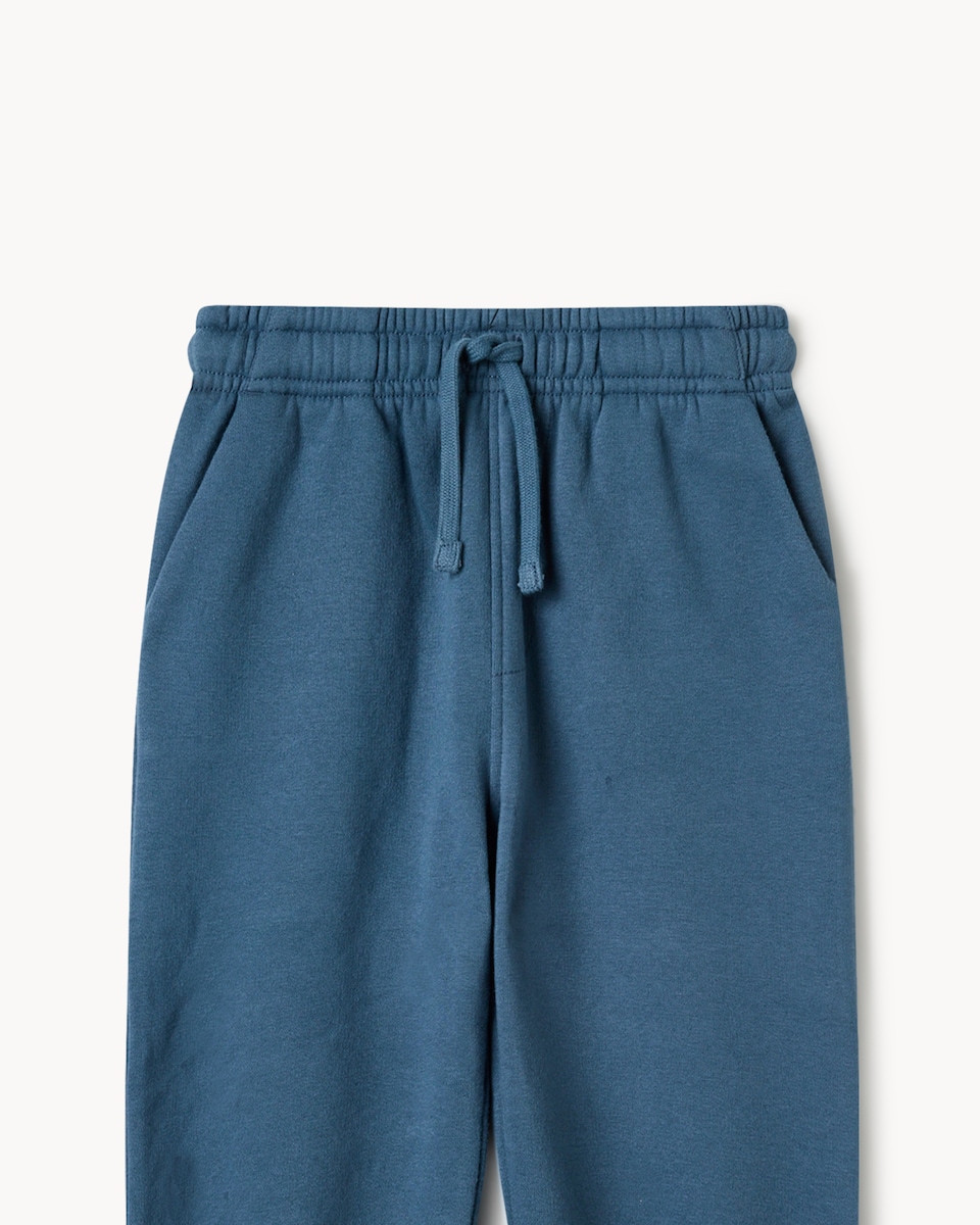 image 1 of F&F Boys 5-Pack Cotton Rich Cuffed Joggers in Blue