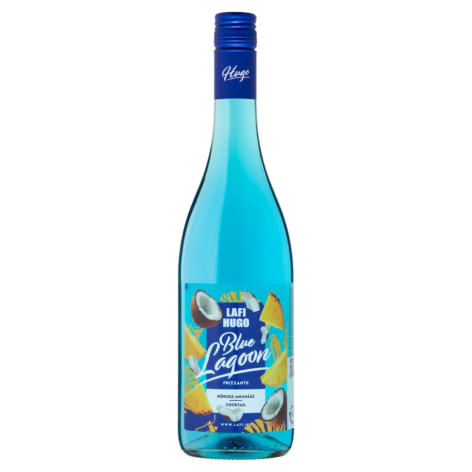 image 1 of Lafi Hugo Blue Lagoon Coconut-Pineapple Flavored Carbonated Wine-Based Cocktail 7% 0,75 l