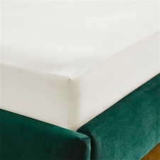 Silentnight Brushed Cream Fitted Sheet Double