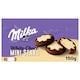 image 1 of Milka White Choco Mini Stars Cocoa Biscuits Milk Filling and White Chocolate 150 g