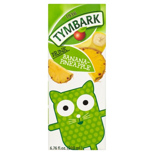 TYMBARK BANANA & PINEAPPLE DRINK 200ML Tesco Groceries